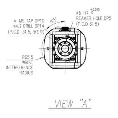 HH4L 6 το ωφέλιμο φορτίο 4kg άξονα φθάνει 1131mm στα υψηλά ρομπότ υλικού χειρισμού μηχανών συνελεύσεων ευελιξίας ακρίβειας υψηλά