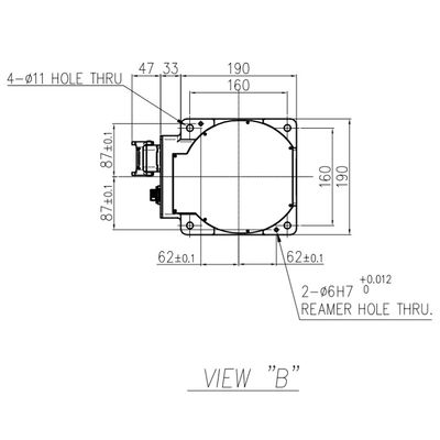 HH7 το ωφέλιμο φορτίο 7kg φθάνει σε 932mm 6 άξονα υψηλό ρομπότ υλικού χειρισμού μηχανών συνελεύσεων αξιοπιστίας ακρίβειας υψηλό