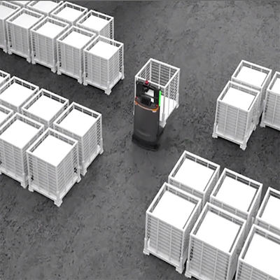 Forklift κινητό ρομπότ μεταφορών αποδοτικότητας σταθερότητας ρομπότ υψηλό προσαρμόσιμο στους διαφορετικούς μεταφορείς Forklifts