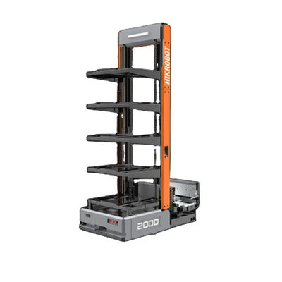 600mm/S ανυψωτικό Forklift ναυσιπλοΐας οράματος ρομπότ για τις διοικητικές μέριμνες