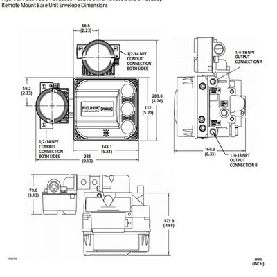 DVC6200 Positioner $sis ψηφιακό Positioner βαλβίδων ελέγχου