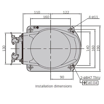 RS007N το ωφέλιμο φορτίο 7kg φθάνει σε 730mm ρομπότ χειρισμού μεγάλου συμπαγές σχεδίου 6 άξονα