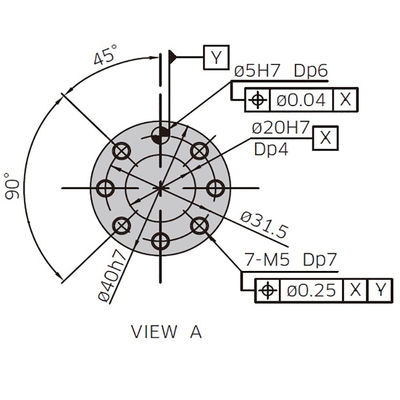 RS007N το ωφέλιμο φορτίο 7kg φθάνει σε 730mm ρομπότ χειρισμού μεγάλου συμπαγές σχεδίου 6 άξονα