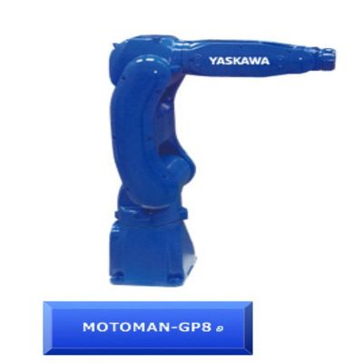 6 βιομηχανικός βραχίονας Motoman GP8 ρομπότ άξονα που χρησιμοποιείται για το χειρισμό του ρομπότ