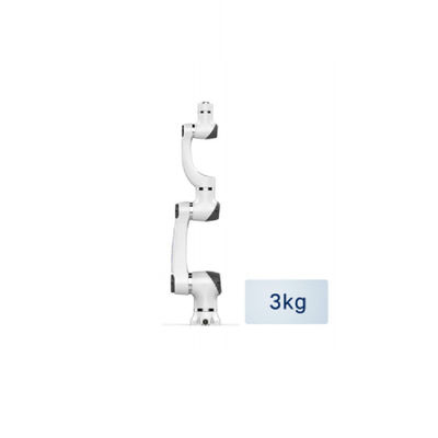 6 Aixs Cobot μικροκαμωμένου E03 με το ωφέλιμο φορτίο 590MM 3KG προσιτότητα για την καθολική μηχανή ρομπότ και συγκόλλησης