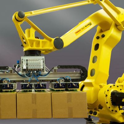 Ρομποτικός βραχίονας 4 βραχιόνων μ-410iC/185 ρομπότ επιλογών και θέσεων άξονας ως ρομπότ βιομηχανίας