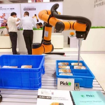 Διαλέξτε και τοποθετήστε ρομπότ AUBO I10 Cobot Ρομποτικό βραχίονα 6 άξονας για χειρισμό ως συνεργατικό ρομπότ