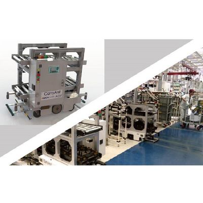 Υψηλή εργασία κυλίνδρων agv-GDS500/1000/2000 τρόπων ωφέλιμων φορτίων διπλή με το βιομηχανικό ρομπότ ως AGV κυλίνδρων