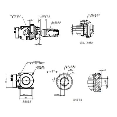 Άξονας ρομπότ συγκόλλησης τόξων TKB1440-10kg-1455mm 6 για τη συγκόλληση ως μηχανή συγκόλλησης