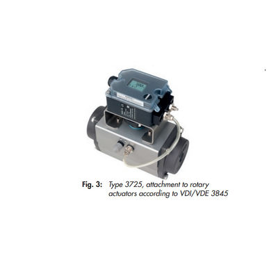 Samson 3725 Electropneumatic Positioner Positioner βαλβίδων ως εξαρτήματα βαλβίδων με τις βαλβίδες