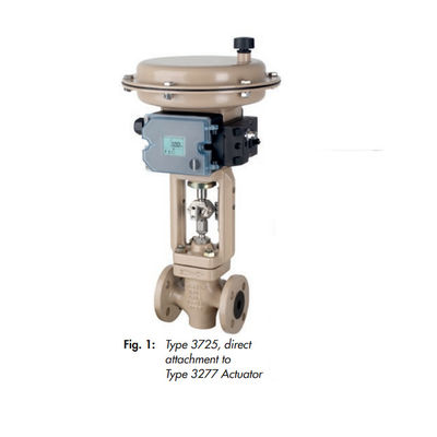 Samson 3725 Electropneumatic Positioner Positioner βαλβίδων ως εξαρτήματα βαλβίδων με τις βαλβίδες