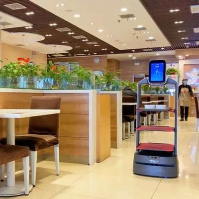 Ρομπότ Κίνα υπηρεσιών με την αυτόματη ναυσιπλοΐα για το ρομπότ AI παράδοσης τροφίμων