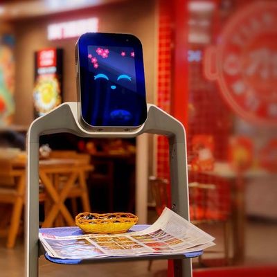 Ρομπότ Εστιατοριακής Υπηρεσίας Zhaocaibao Για Αυτοματοποιημένη Παροχή Τροφίμων Ως Ρομπότ Παροχής Τροφίμων