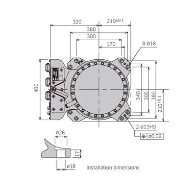 Βιομηχανικό ρομποτικό βραχίονα 6 άξονες Kawasaki RS050N με CNGBS οδήγηση σιδηρόδρομο για ρομπότ χειρισμού παλέτας