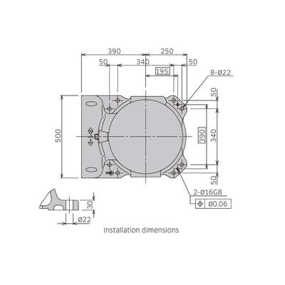 6 βιομηχανικό ωφέλιμο φορτίο βραχιόνων BX200L 200kg ρομπότ άξονα ως χειρισμό του ρομπότ