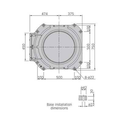 Ρομποτικό ωφέλιμο φορτίο 700kg χειριστών CP700L βραχιόνων για Palletizing τα βιομηχανικά ρομπότ