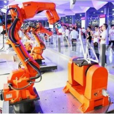 Αυτόματο ρομπότ συγκόλλησης QJR6-1400H με CNGBS Positioner συγκόλλησης για έξυπνο ρομπότ συγκόλλησης
