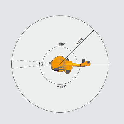 Kuka KR 470 Palletizing ρομπότ PA βραχίονας 6 ρομπότ άξονας με Palletizing ωφέλιμων φορτίων 470kg το βραχίονα ρομπότ