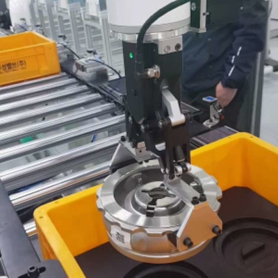 Τρία δάχτυλα σερβοηλεκτρική λαβή CGC-80 με CNGBS 6 άξονες ρομποτικό βραχίονα για αυτοματοποιημένο χειρισμό cobot