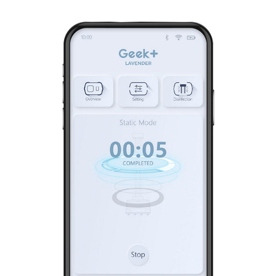 Geek+ AGV έξυπνο UV ρομπότ απολύμανσης UV φωτός ρομπότ ο φύλακας δημόσιας υγείας