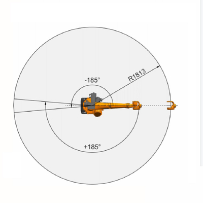 Βιομηχανικός βραχίονας ρομπότ άξονα KR 20 R1810 6 ωφέλιμο φορτίο 20 κλ για τη συγκόλληση
