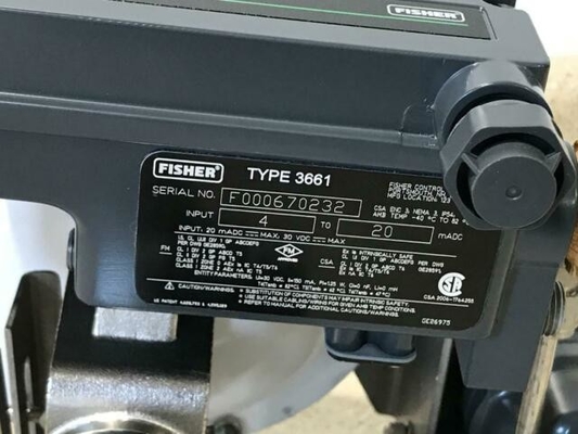 Φίσερ 3660 Positioner 3661 βαλβίδας που τοποθετεί τους ενεργοποιητές το 1250 1250R 3024S και GX