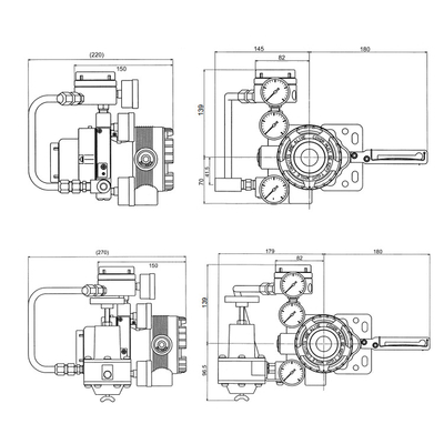 Έξυπνο πνευματικό Positioner AVP300 βαλβίδων ελέγχου με τη βαλβίδα του Φίσερ